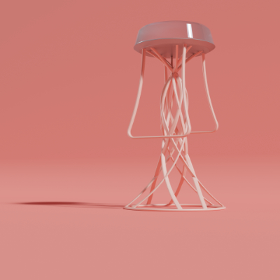 Jellyfish Barstool Designer Barhocker